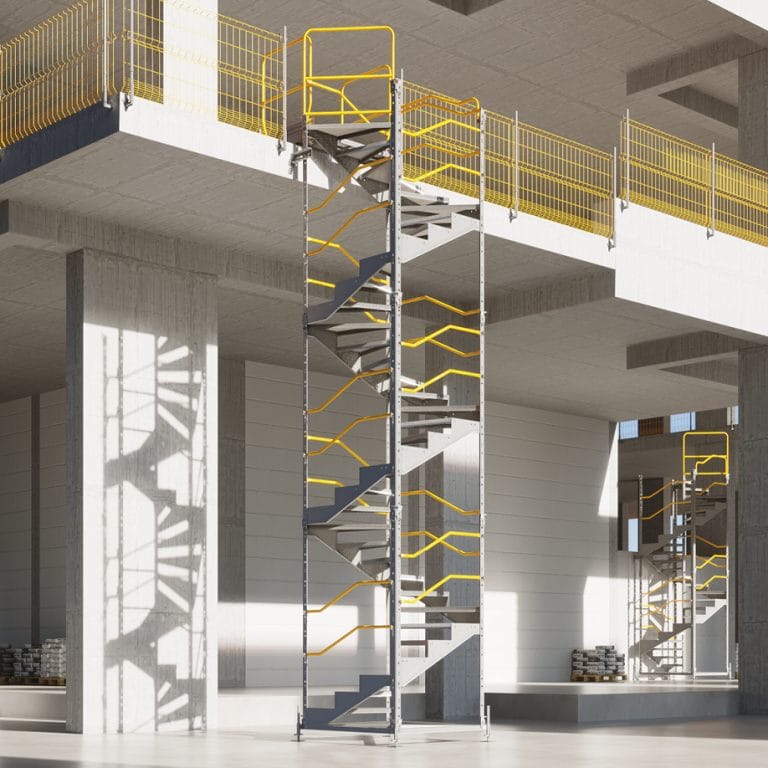 Tymczasowe spiralne schody SST - TLC Rental