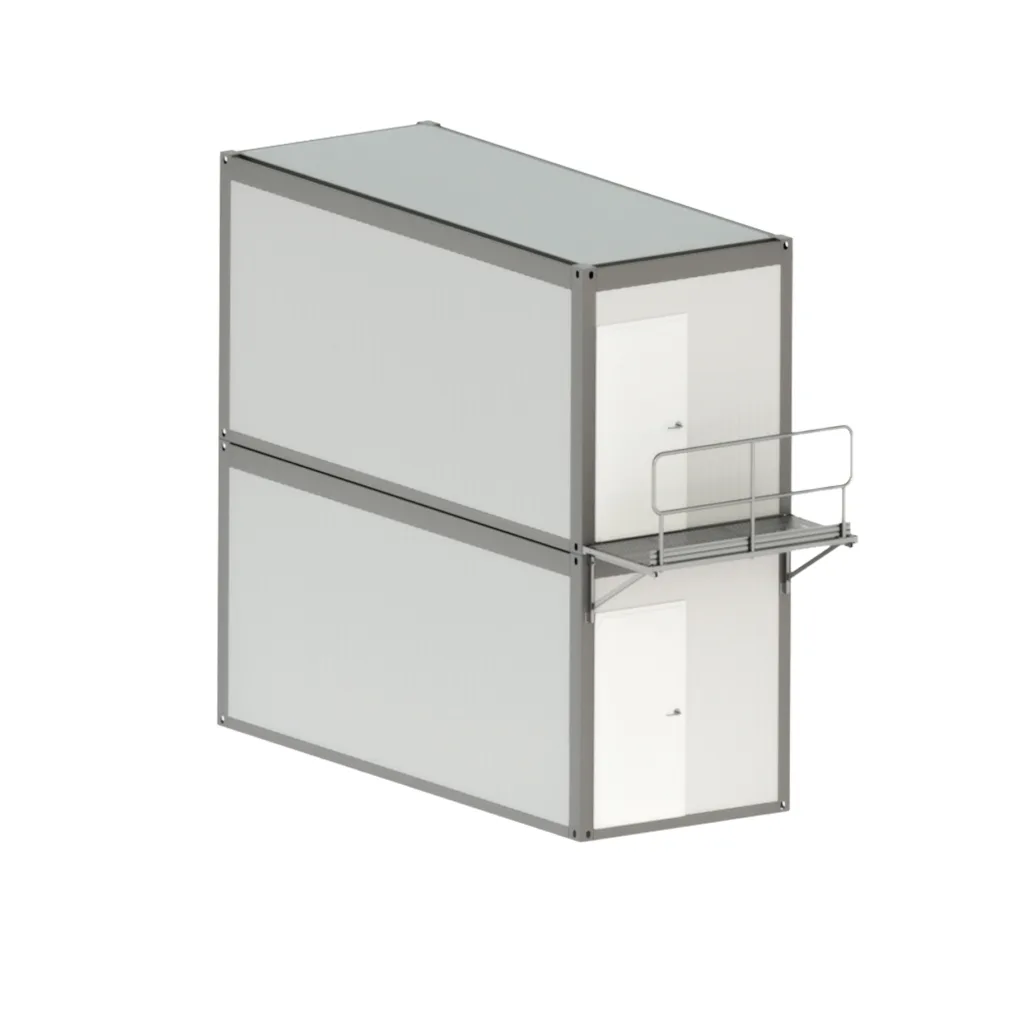 Stalowe schody 2kN wariant S2.5