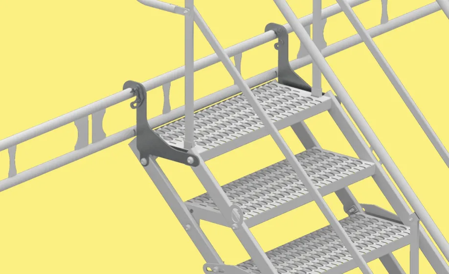 Schody TAS - stal - uchwyt górny do rusztowań