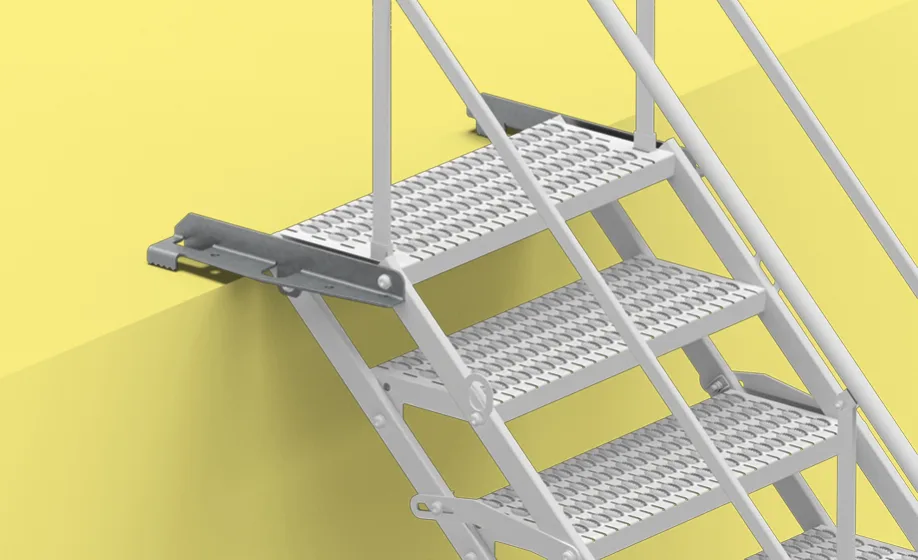 Schody TAS - stal- stopa górna standardowa