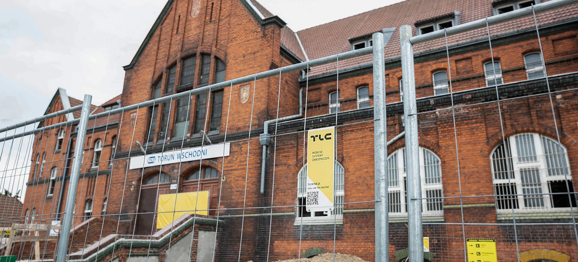 Ogrodzenia Mobilt – Zabezpieczenie dworca Toruń Wschodni